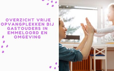 Overzicht vrije opvangplekken bij gastouders in Emmeloord en omgeving